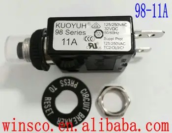 

98-11A Waterproof cap 100% NEW KUOYUH CIRCUIT BREAKER 98 SERIES 11A 10PCS/LOT