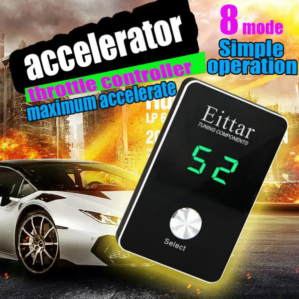 Eittar 8-mode контроллер дроссельной заслонки ускоритель Максимальная скорость для