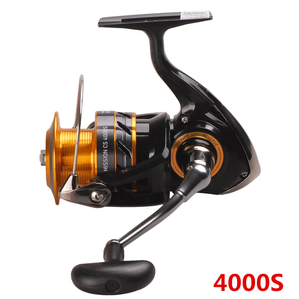 Daiwa Миссия CS 5,3: 1 спиннинговая рыболовная Катушка 2000S 2500S 3000S 4000S 4BB морская пресноводная кормушка для карпа с воздушным ротором - Цвет: 4000S