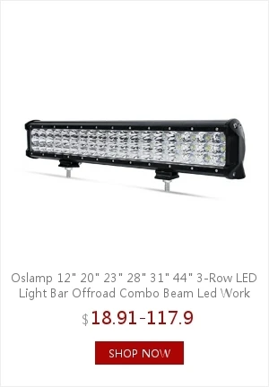 Oslamp 1" 20" 2" 28" 3" 44" 3-строки, светодиодные панели offroad combo Луч работы свет бар DC12v 24 В Грузовик внедорожник ATV 4WD 4x4 привело бар