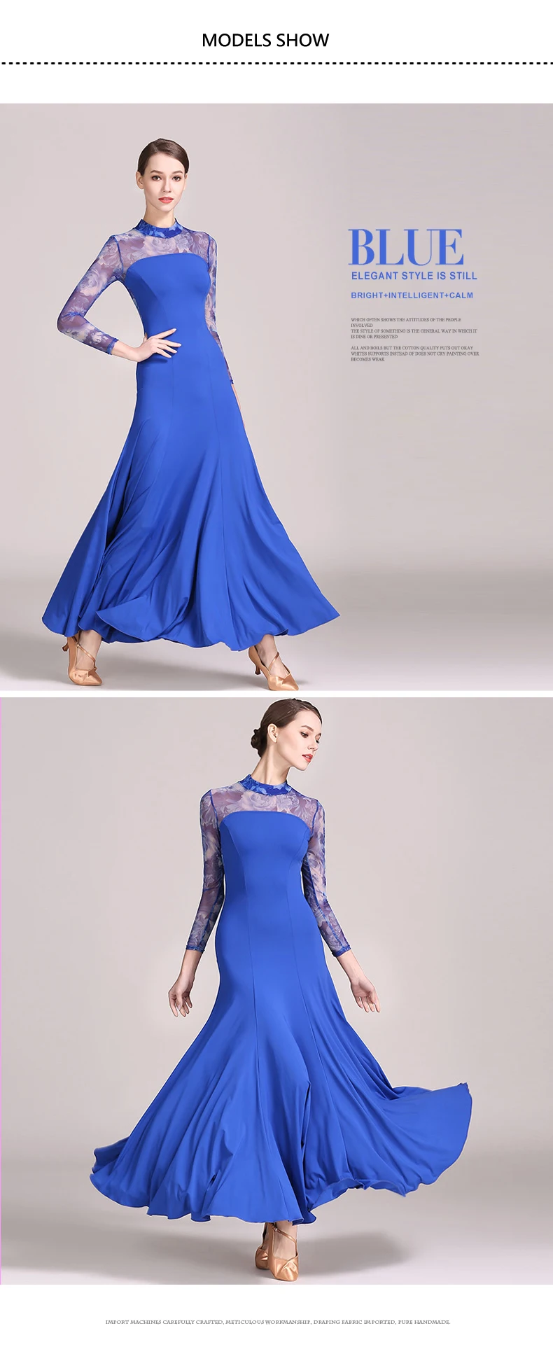 Мэй Ю S9032 Новинка 2018 года современный танцевальный костюм для женщин дамы вальцинг Танго Танцы платье костюмы для бальных танцев