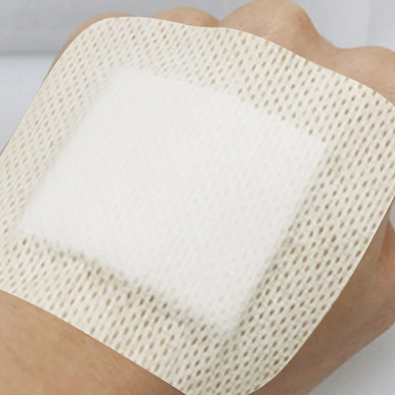 

10PCs 6cm x 7 cm Non-woven Medical Adhesive Wound Dressing Large Band aid Bandage HT0109
