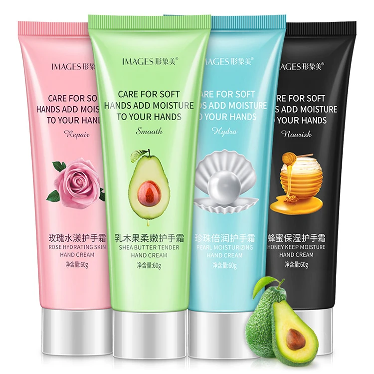 OEM Images natural anti aging moisturizing shea butter honey pearl rose hand cream for dry skin