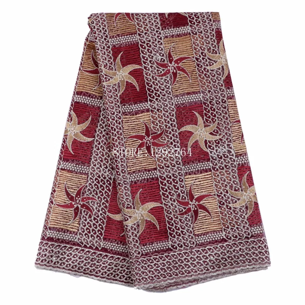 Wholesale High Quality Unique Embroidered Pattern Design French Lace Dress Latest Discount African Guipure Fabric | Дом и сад