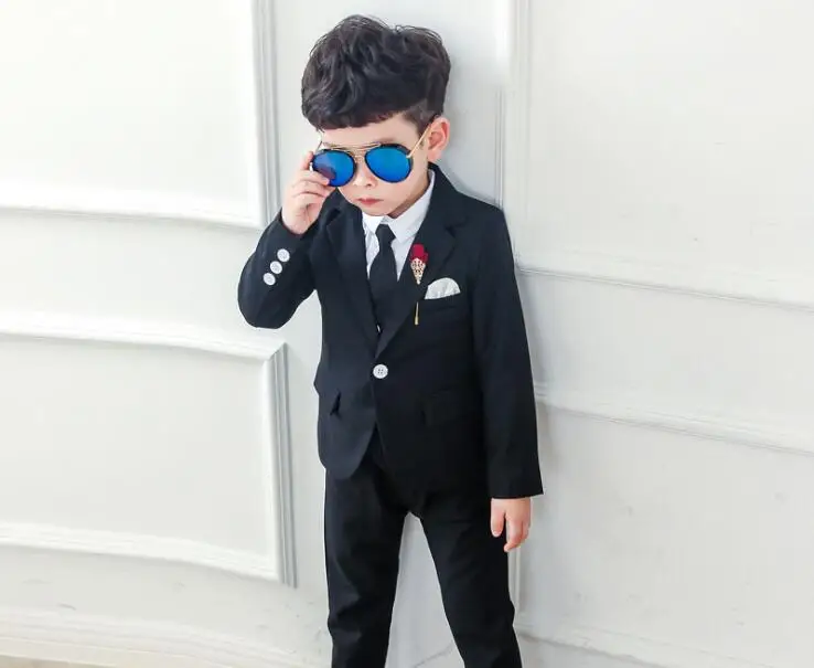 

New Wedding Suit For Boys Children Prince Stage Performance Formal Suit Birthday Flower Kid School Suit ceremony chorus costume