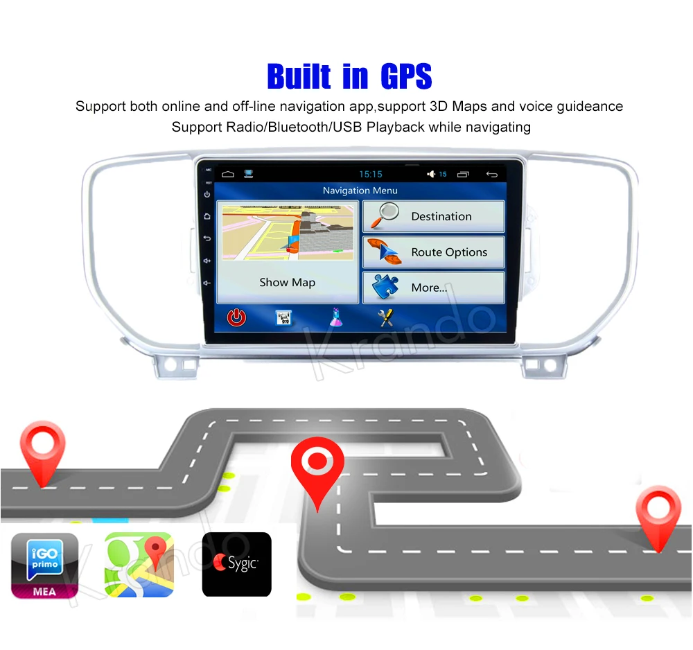 Sale Krando Android 8.1 9" IPS Full touch Big Screen car multimedia player for Kia Sportage 2015+ radio navigation gps BT wifi 3 Sale Krando Android 8.1 9" IPS Full touch Big Screen car multimedia player for Kia Sportage 2015+ radio navigation gps BT wifi 3
