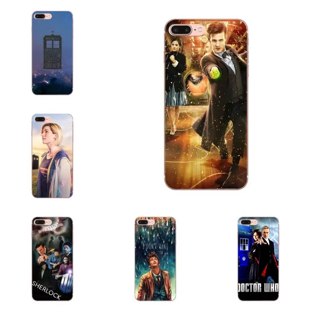 Ультра тонкий мультфильм шаблон сотовый Bbc ТВ шоу Доктор Кто для Apple iPhone X XS Max XR 4 4S 5