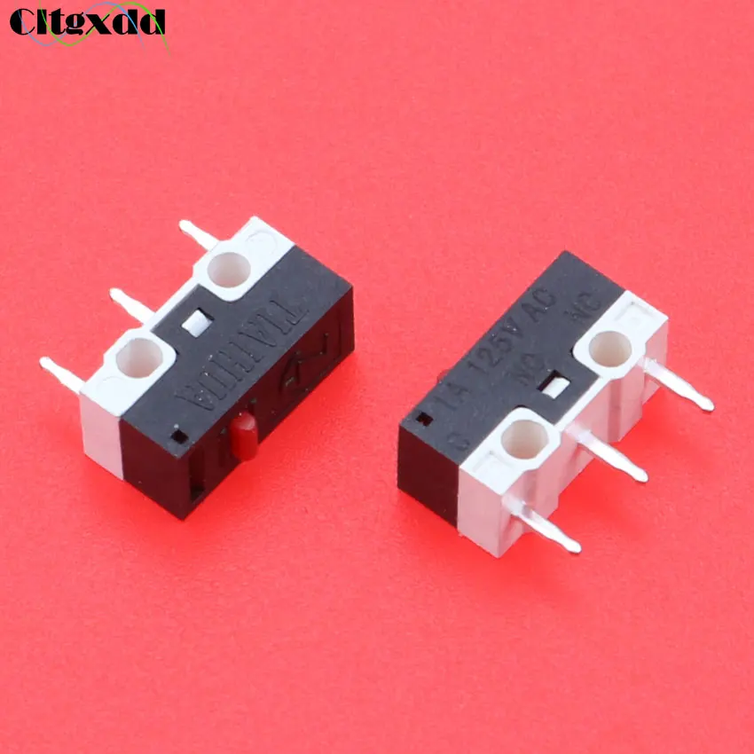 

Cltgxdd 1Pcs 3Pins Mouse Switch Mini Micro Push Button Switch 1A 125V AC