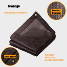 Tewango анти-УФ ПНД сетчатый Навес Открытый сад солнцезащитный крем тент ткань автомобиль теплица крышка суккулент завод затенение сетка