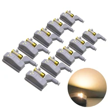 10 шт. светодиодный светильник для шкафа с датчиком движения под шкаф светильник s для кухни спальни беспроводной шкаф светильник ночник