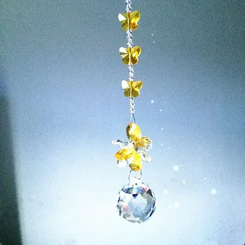 

Garland Chakra Spectra 1piece Window Suncatcher In Garden Glass Crystal Pendant Lamp Chandelier Prisms Parts Feng Shui Pendants