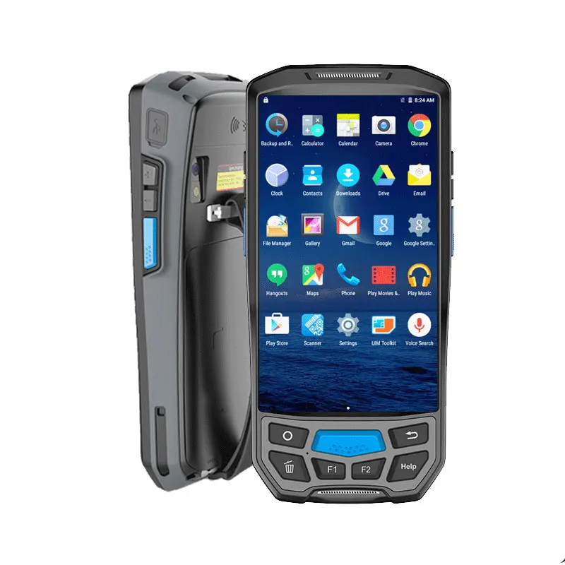  Caribe PL-50L mobile computer android pda wifi 2d bluetooth barcode scanner and GPS printer UHF RFI