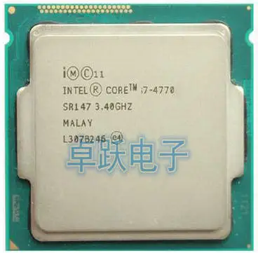 Процессор Intel Core I7 4770 I7-4770 i7 4770 cpu LGA 1150 четырехъядерный процессор для настольных ПК может работать