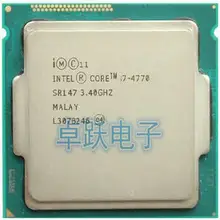 Процессор Intel Core I7 4770 I7-4770 i7 4770 cpu LGA 1150 четырехъядерный процессор для настольных ПК может работать