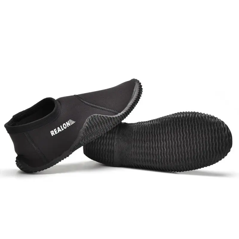 

REALON Swimming Shoes 3MM SCR Neoprene Warmth Socks Anti Slip Skid Scuba Diving Boots Fishing Shoes