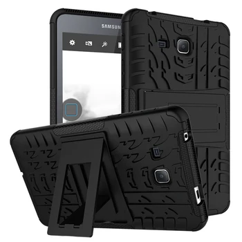 

Cover Case For Samsung Galaxy Tab 4 7.0 T230 T231 T235 Tablet Silicone Back Case Hybrid Armor Protective Cover Funda+Stylus Pen