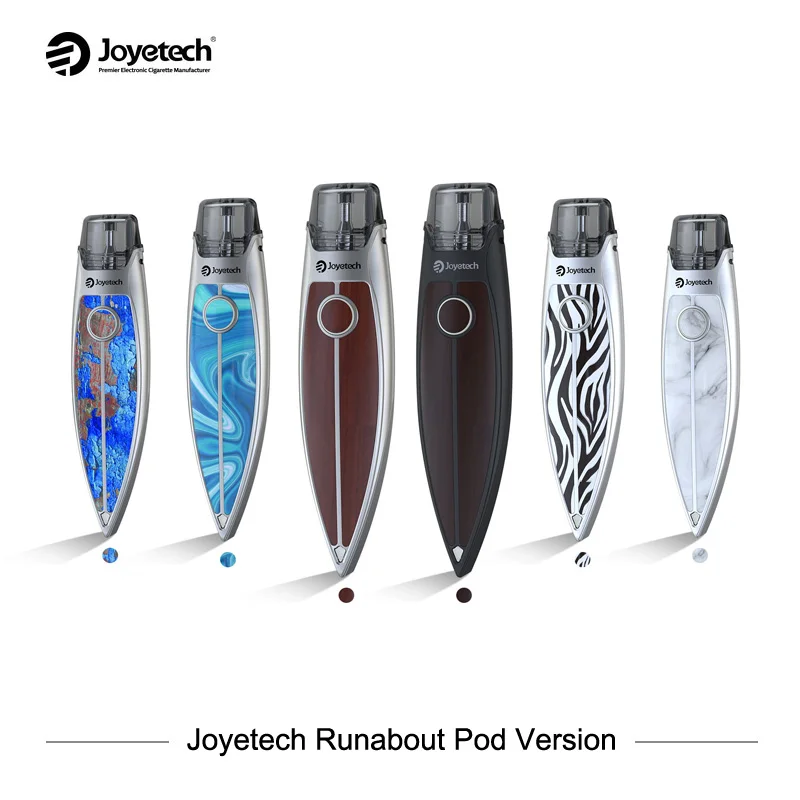

New Arrival Joyetech Runabout Pod Kit 480mah Battery 2ml Empty re-filled Pod Cartridge masterpiece Electronic Cigarettes Vape