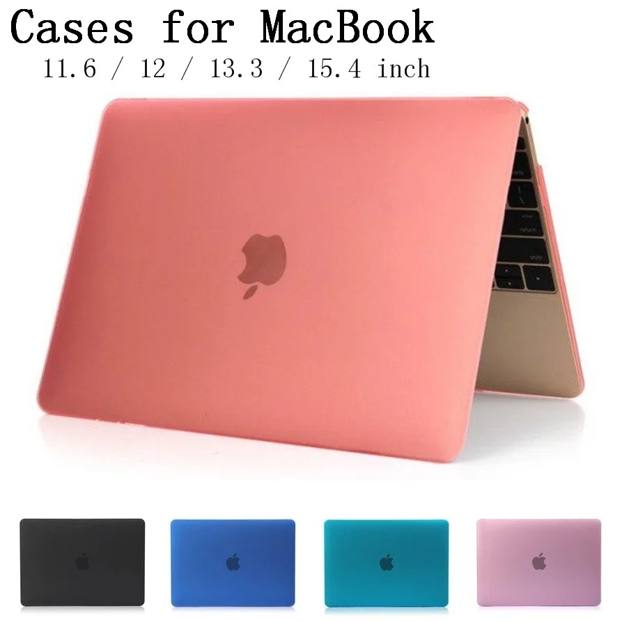 

New Hard Crystal Matte Frosted Case Cover Sleeve for MacBook Air 11 air 13 inch A1932 pro retina 13.3 15 for mac book new Pro 13