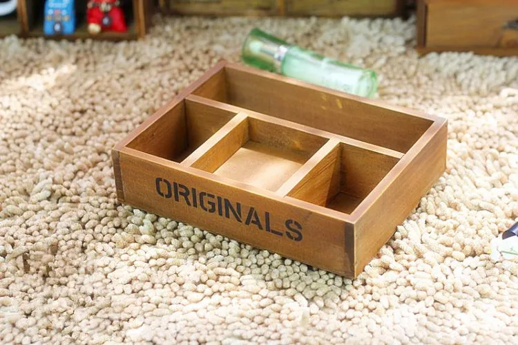 1PC Zakka grocery retro old wooden desk storage box little Antique Wooden Table Sundries Container Cosmetics Storage Box J0902 1PC Zakka grocery retro old wooden desk storage box little Antique Wooden Table Sundries Container Cosmetics Storage Box J0902