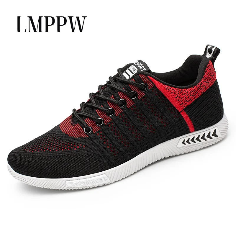 

New 2019 Men Sport Running Shoes Summer Breathable Men Sneakers Outdoor Walking Trainers Shoes Fashion Lace Up Men Footwear
