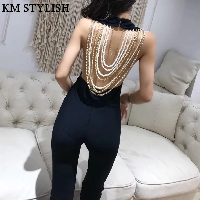 pearl back jumpsuit