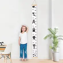 Шкала роста Измерьте рост диаграммы наклейки на стену для детей Детская Спальня Декор