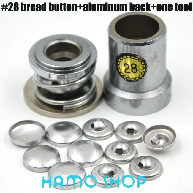 

200set/lot #28 Round Fabric Aluminum Covered Cloth Button With One Tool Metal Jewelry Accessories For Handmade DIY Free Shipping