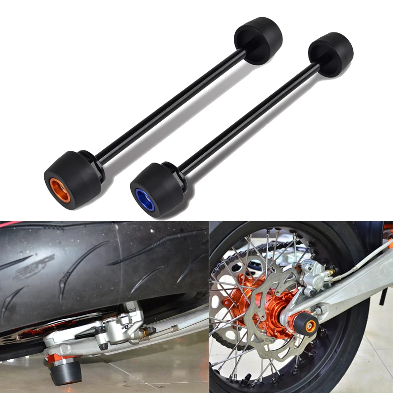 

Rear Axle Slider Wheel Fork Crash Protector For KTM 125 250 300 350 450 SXF SX XCF XC-F SX-F 2013-2022 2018 2017 2016 2015 2014