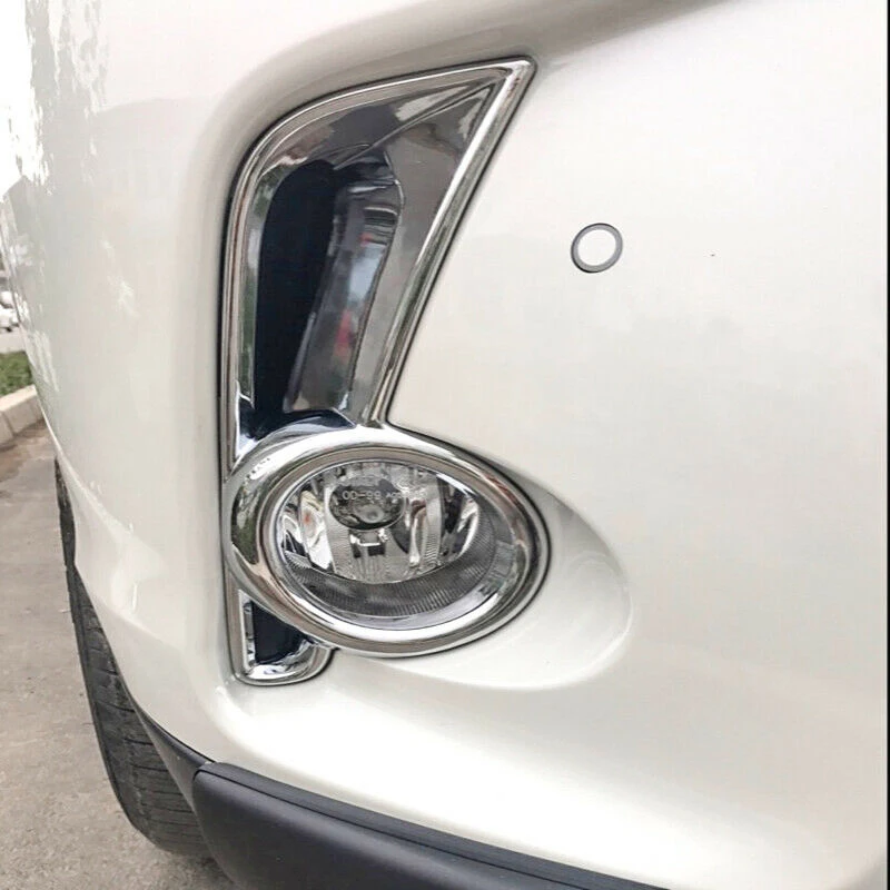 2 шт. ABS Хром Передняя противотуманная фара светильник Накладка для TOYOTA Highlander