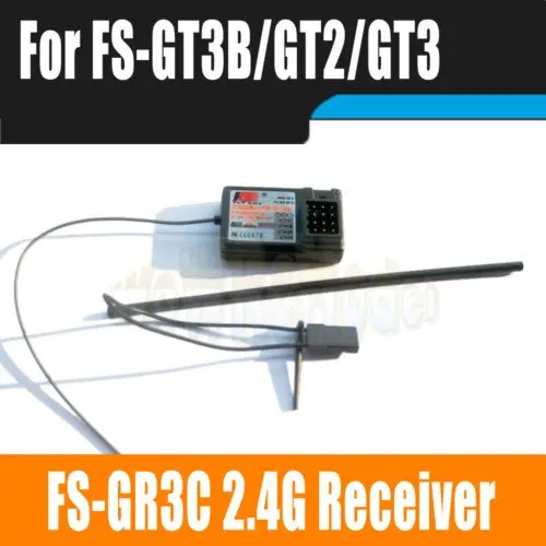 Flysky FS-GR3C FS-GR3E 3CH 2.4Ghz Receiver Fo FS GT3B GT2  GT3C GT2B With Failsafe