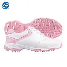 PGM/Новинка; первый слой из кожи; женские запатентованные Нескользящие туфли для гольфа; спортивная обувь; Ультралегкая водонепроницаемая обувь