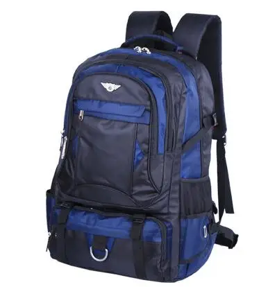 Chuwanglin 70L Большой Вместительный рюкзак для путешествий водонепроницаемый мужской рюкзак для ноутбука модный рюкзак для пеших походов мужские сумки C119 - Цвет: Синий