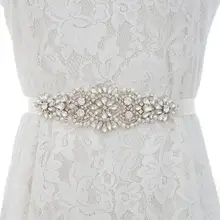 Vrouwen свадьбы на ремешке; по сниженным ценам ремень аксессуары Off White лента Bruids Sjerpen Riemen Voor Avond PartDress створки для свадьбы аксессуары