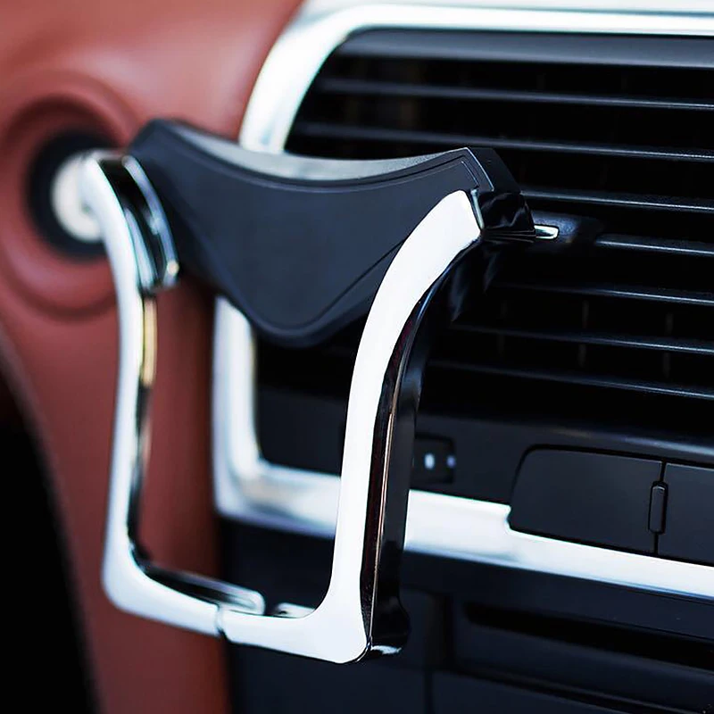 

U-type Gravity Car Phone Holder Air Outlet Mount Mobile Phone Holder Automatic Load-bearing Induction Navigation Bracket