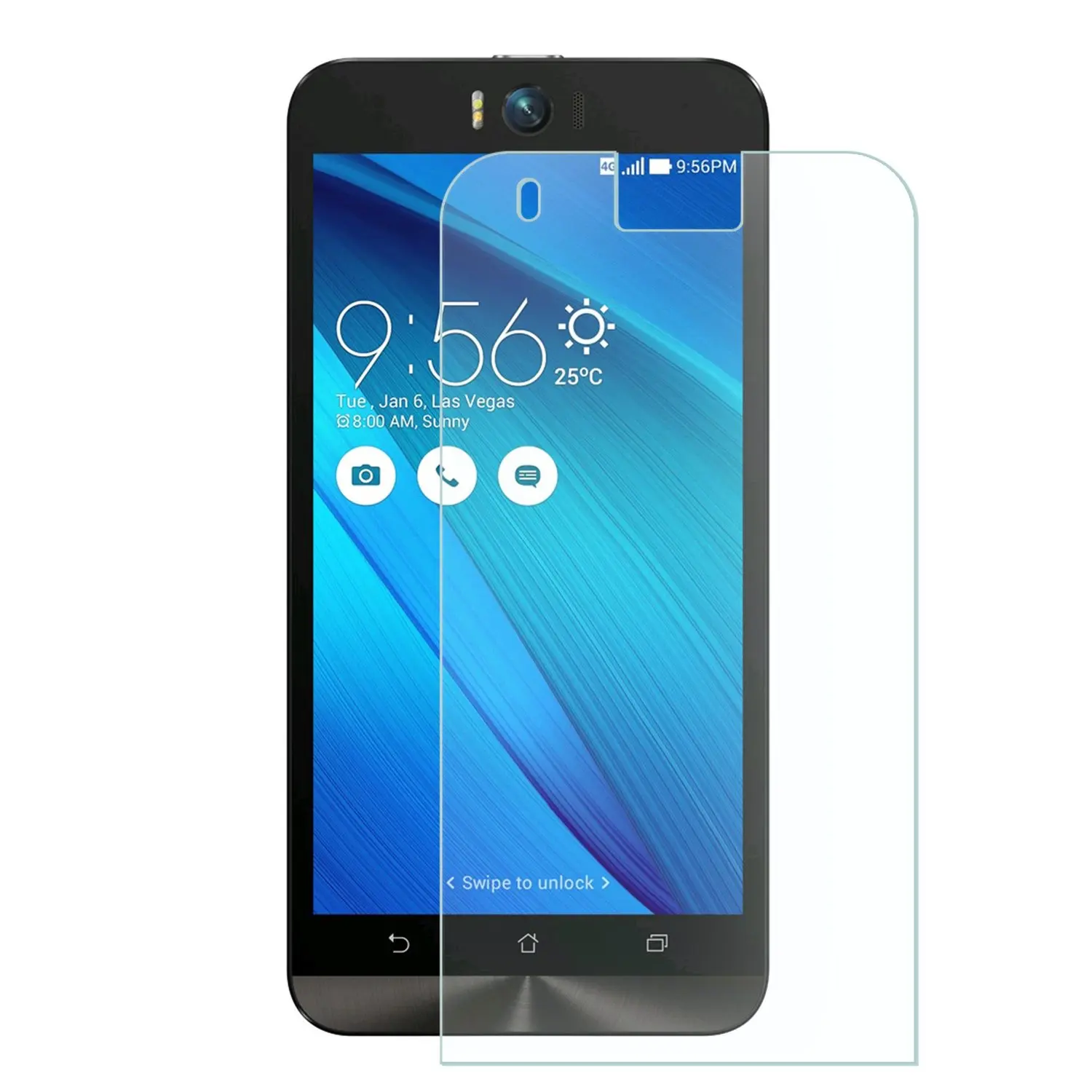 2 шт./лот закаленное Стекло insten Экран Protector для Asus Zenfone Selfie ZD551KL Взрывозащищенный 9Н