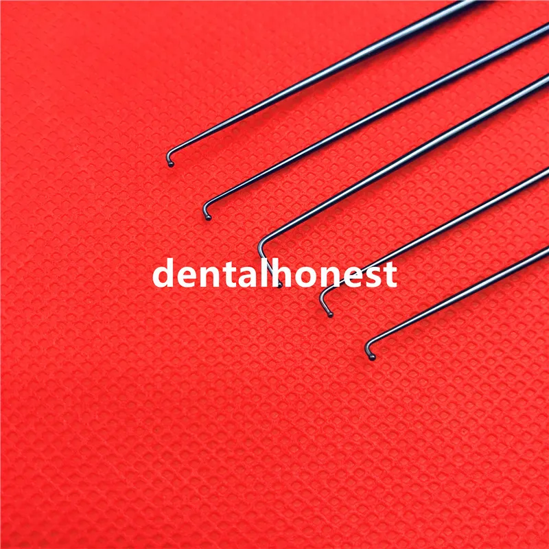 

High Quality Titanium Krayenblhl Micro Nerve and vessel hook with probe pointed head tools instrument