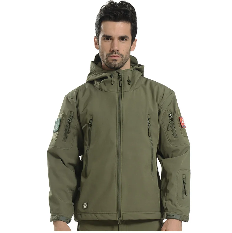 5XL Военная тактическая куртка мужская зимняя мягкая оболочка камуфляжная ветровка тактическая куртка мужская водонепроницаемая флисовая wo мужская одежда