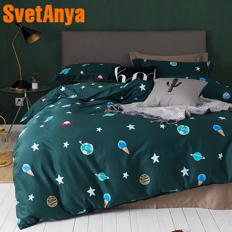 Svetanya Fantasy Egyptian Cotton Bedding Sets Bedsheet Pillowcases