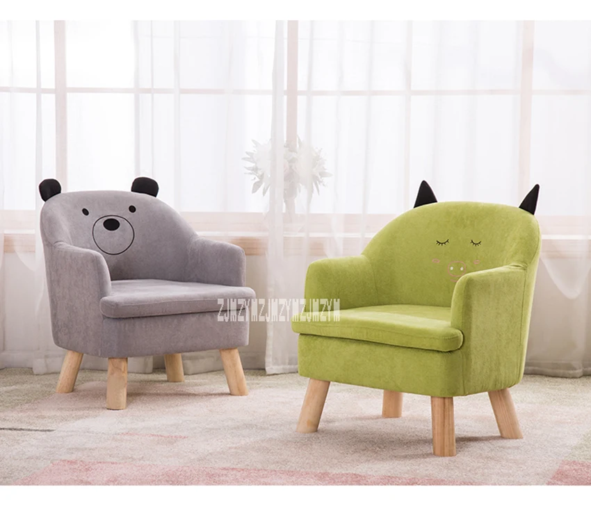 S203 детский ленивый диван животное мультфильм детский диван Съемный Малыш Bean мешок моющийся стул для чтения детская мебель, деревянная рамка
