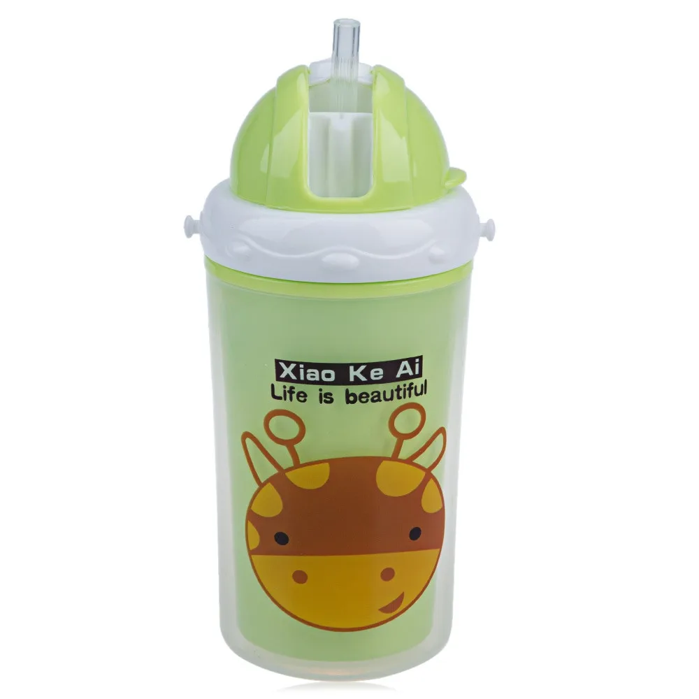 Bobei Cute Kids Double Layer Heat Insulation Water Bottle Cartoon Cup School Water Bottles Kettle Shaker water milk bottles2
