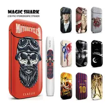Волшебная Акула, новинка, камуфляжный чехол, Супермен, кунг-фу, панда, Железный человек, луна, наклейка, чехол, Флим Для IQOS 2,4 Plus, защитный чехол