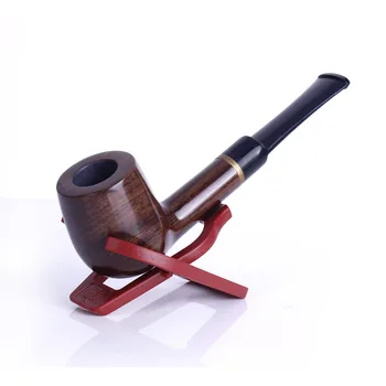 

Straight filter cigarette holder straight pipe disassembly pipe Wooden handle polishing pencil ebony business suit handpiece