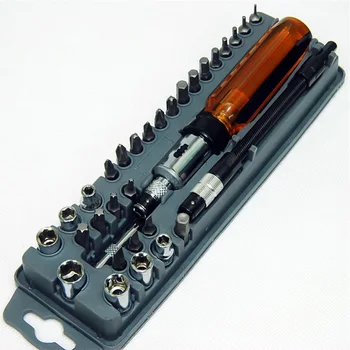 

33-in-1 Ratchet Screwdriver Bit Set Metric Sockets Hole Torx Hex Repair Multifunction Screwdriver Combination Tool Kit 8PK-204A