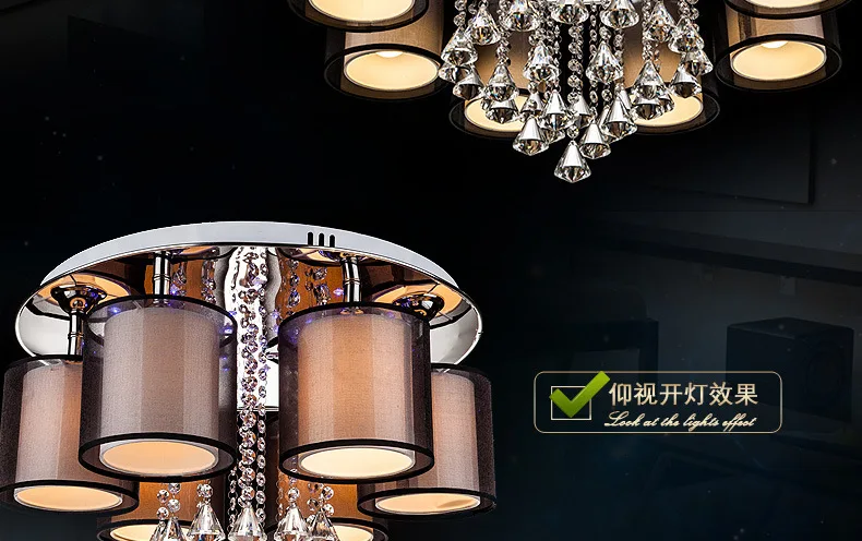 Plafoniere Led Vintage : Plafoniera led glas decke lichter kristall flush mount moderne lampe