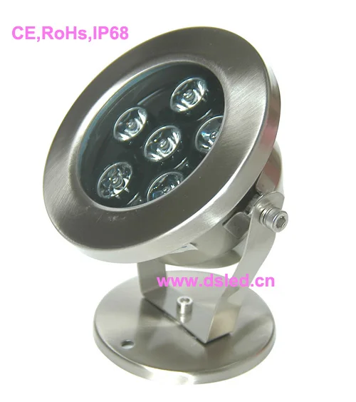 

High quality,Stainless steel,high power 6W outdoor LED spotlight,LED projector light,IP68,12V DC, DS-10-41B-6W,2-year warranty