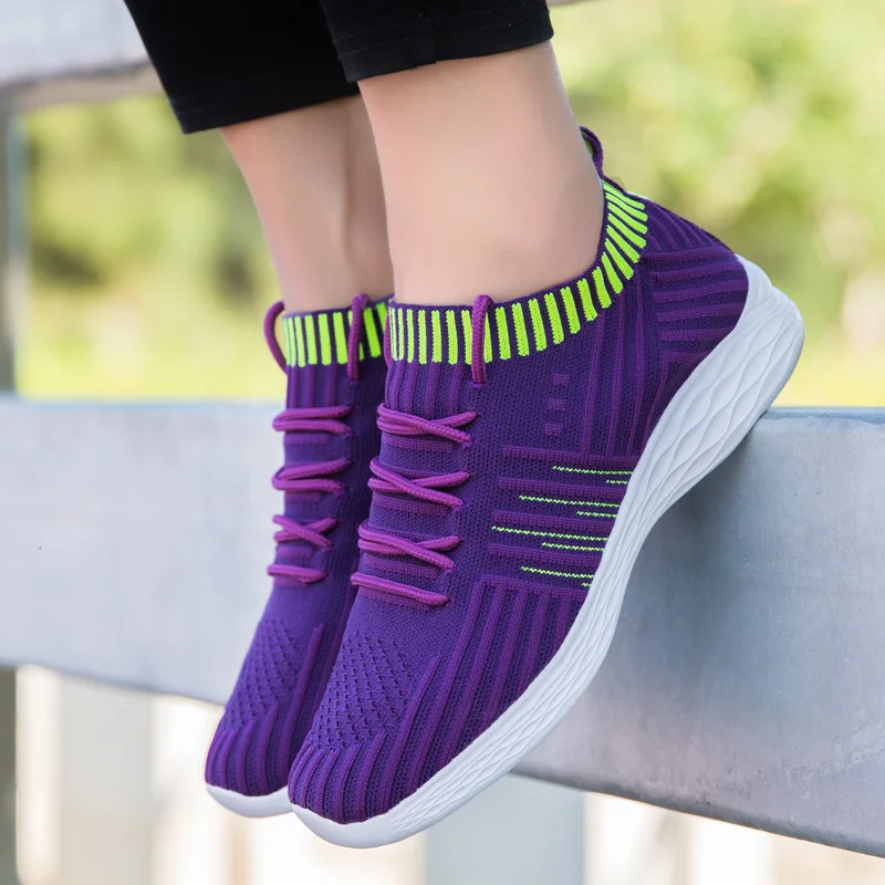 Women Sneakers Running Shoes For Women Outdoor Sports Slip-on Summer Walking Shoe Breathable Mesh For Comfortable Sport Big Size Women Sneakers Running Shoes For Women Outdoor Sports Slip-on Summer Walking Shoe Breathable Mesh For Comfortable Sport Big Size