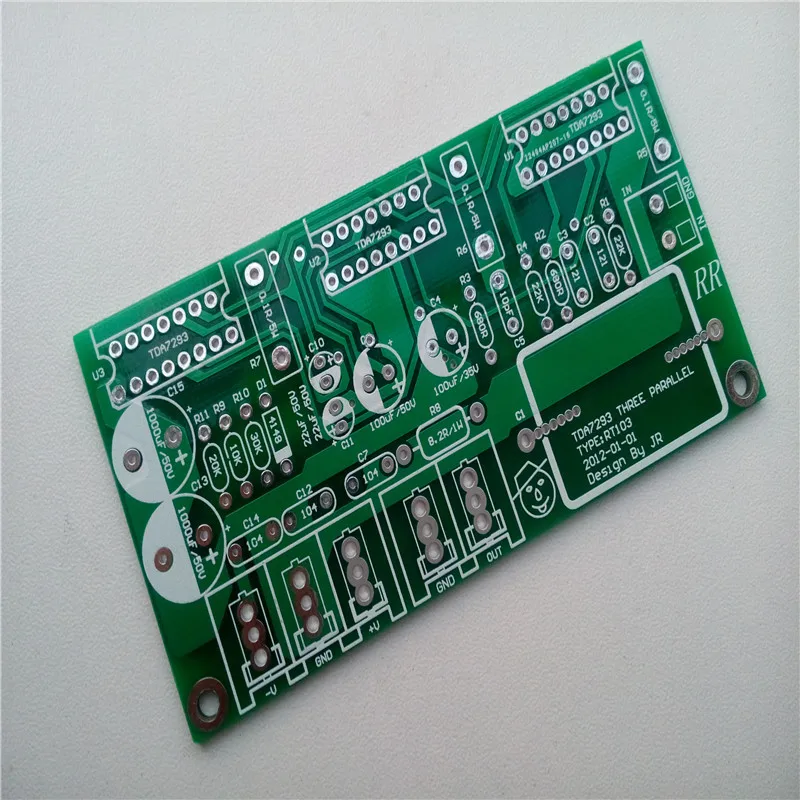 2pcs TDA7293 amplifier board mono parallel 3*TDA7293 PCB board