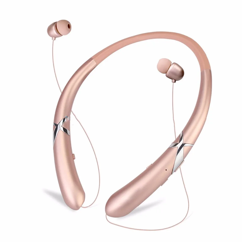 Беспроводные наушники SOONHUA Mini Bluetooth V4.1 с шейным ободом Hi Fi стерео со звуком