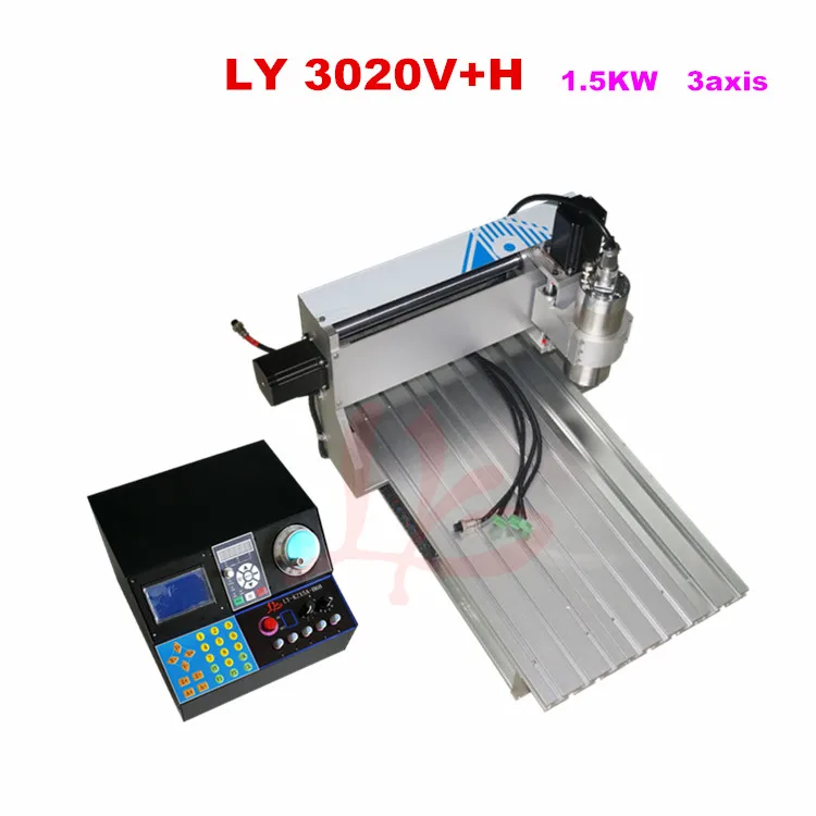

Desktop CNC Engraver CNC 3020V+H 1.5KW Spindle CNC Engraving Milling Machine, no tax to Russia