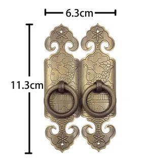 

A1 Hardware accessories Straight handle door handle pure copper handle cabinet door handle hardware copper fittings